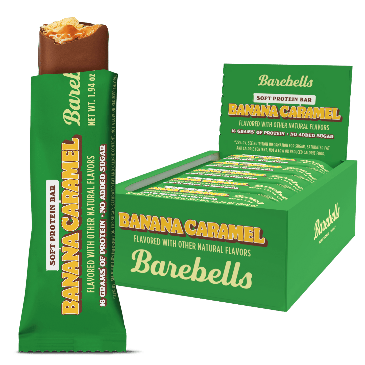 Barebells Protein Bar - Banana Caramel Soft Bar