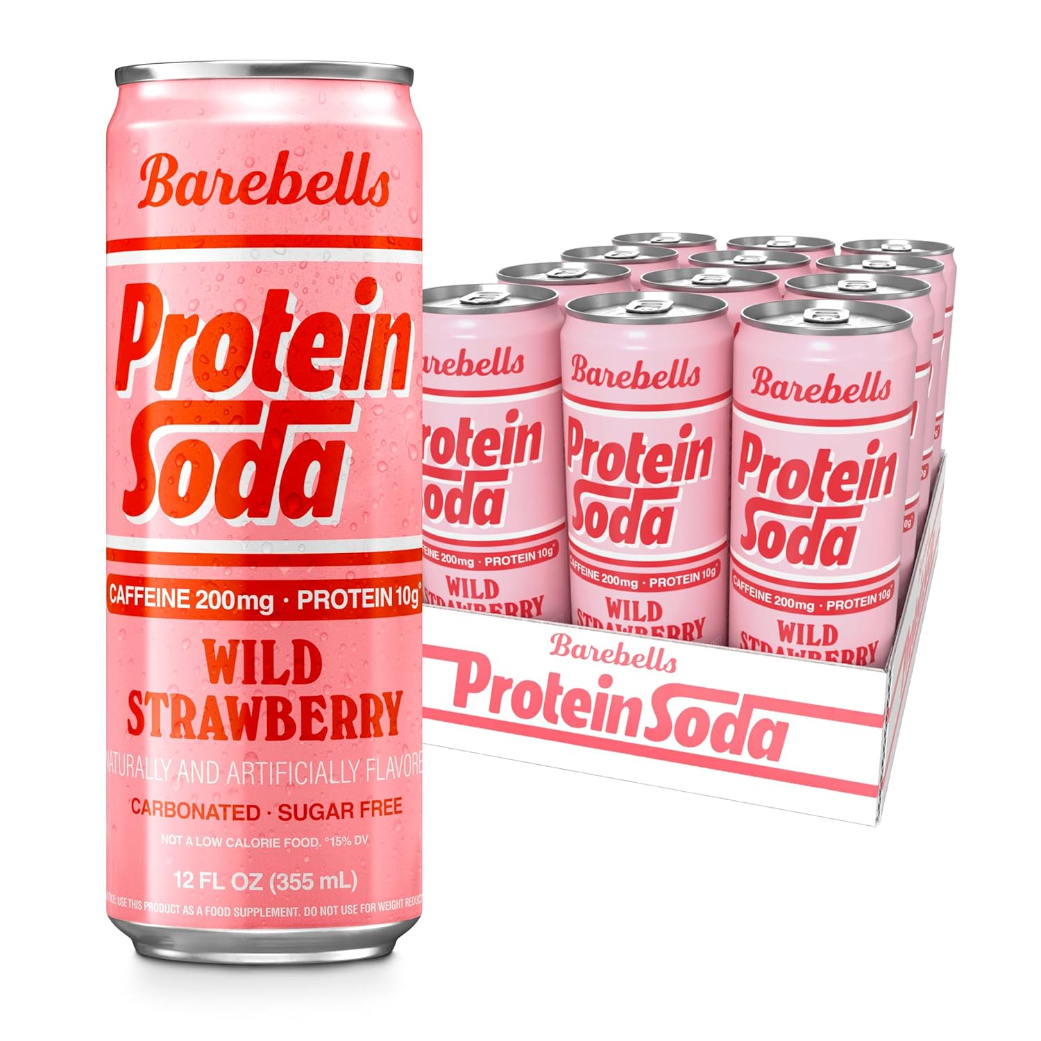 Barebells Protein Soda - Wild Strawberry
