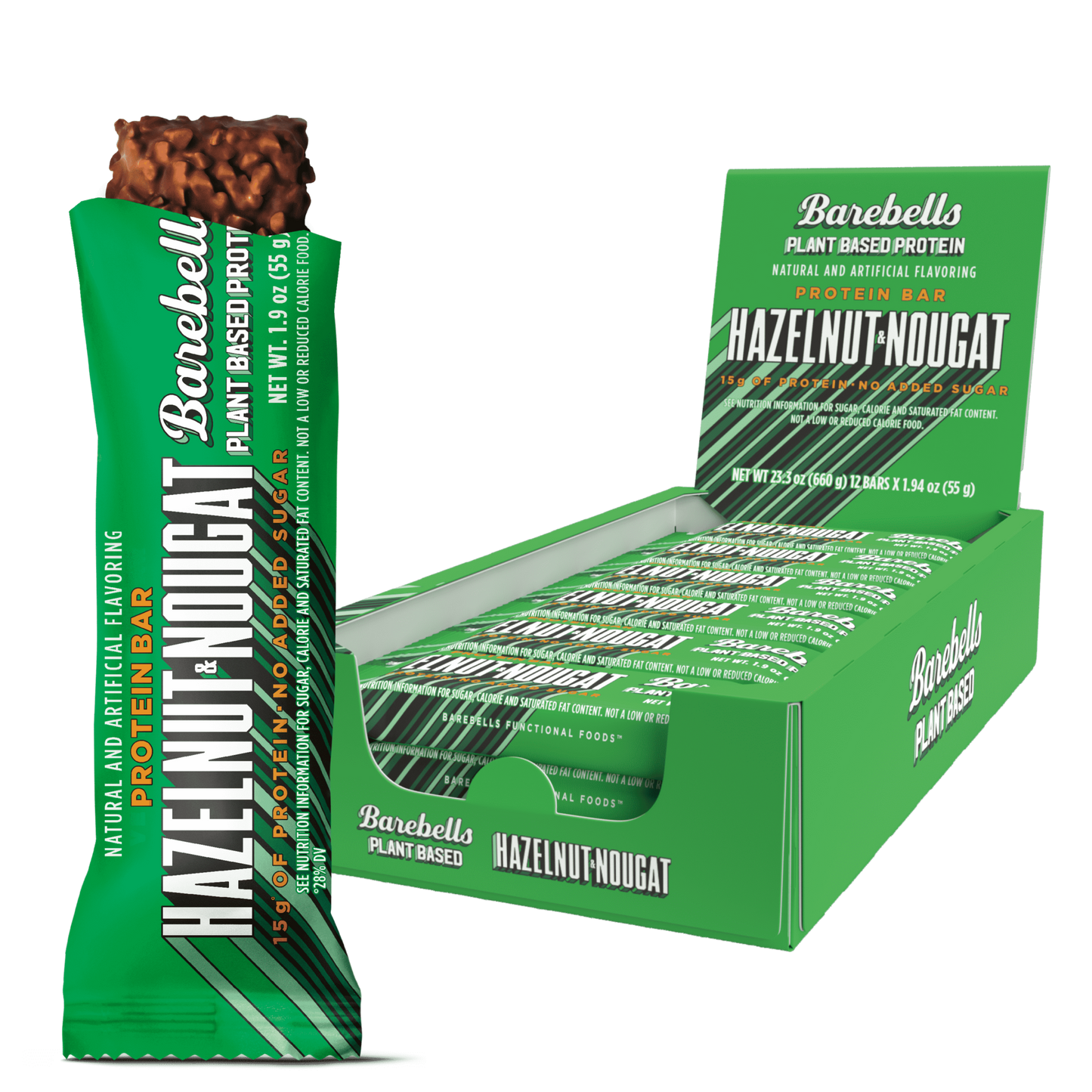 Barebells Protein Bar - Hazelnut Nougat Plant Based