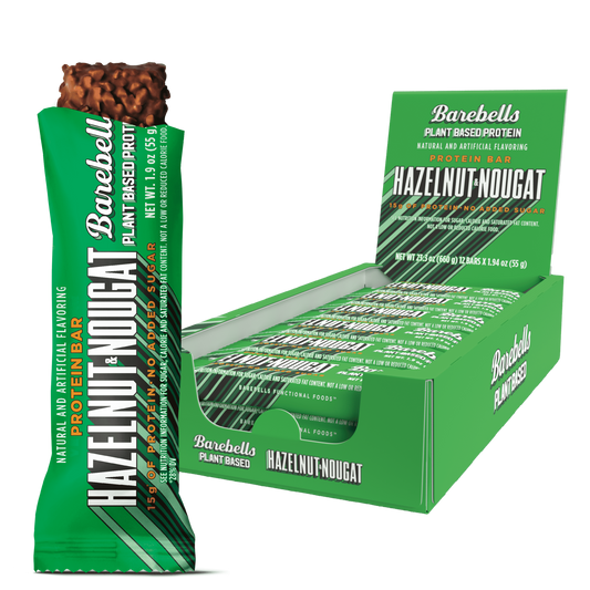 Barebells Protein Bar - Hazelnut Nougat Plant Based