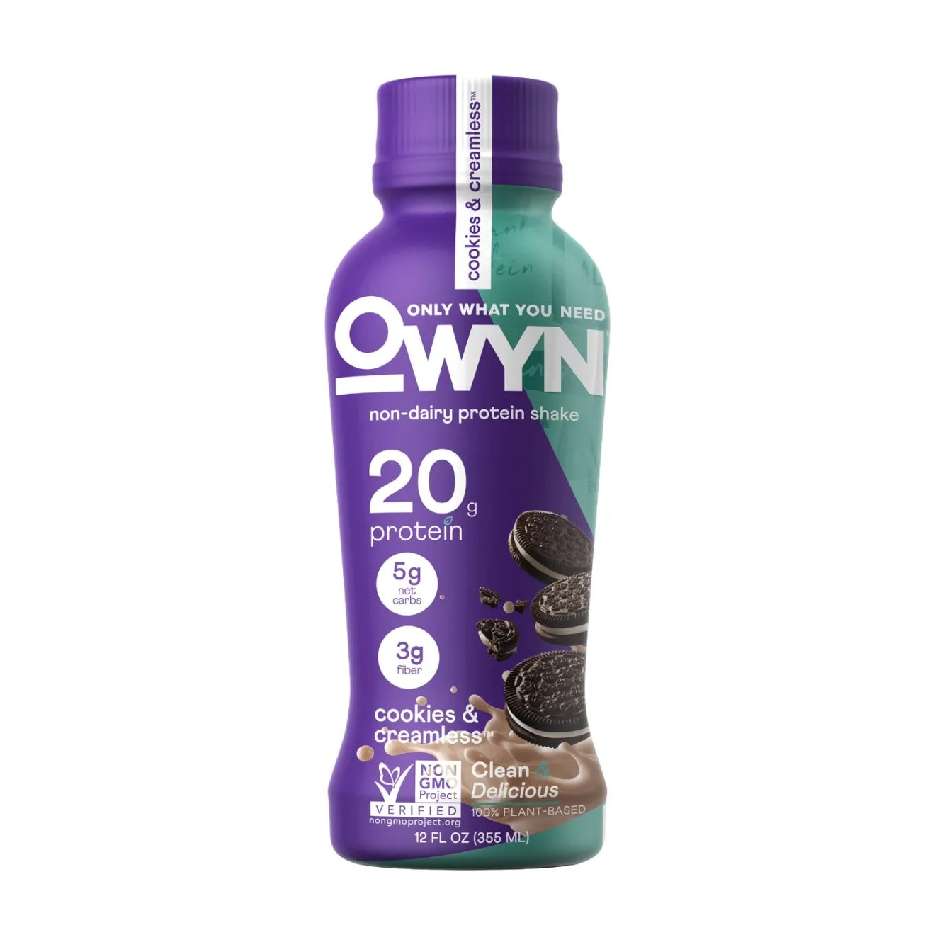 OWYN 20mg Protein Shake Cookies & Creamless