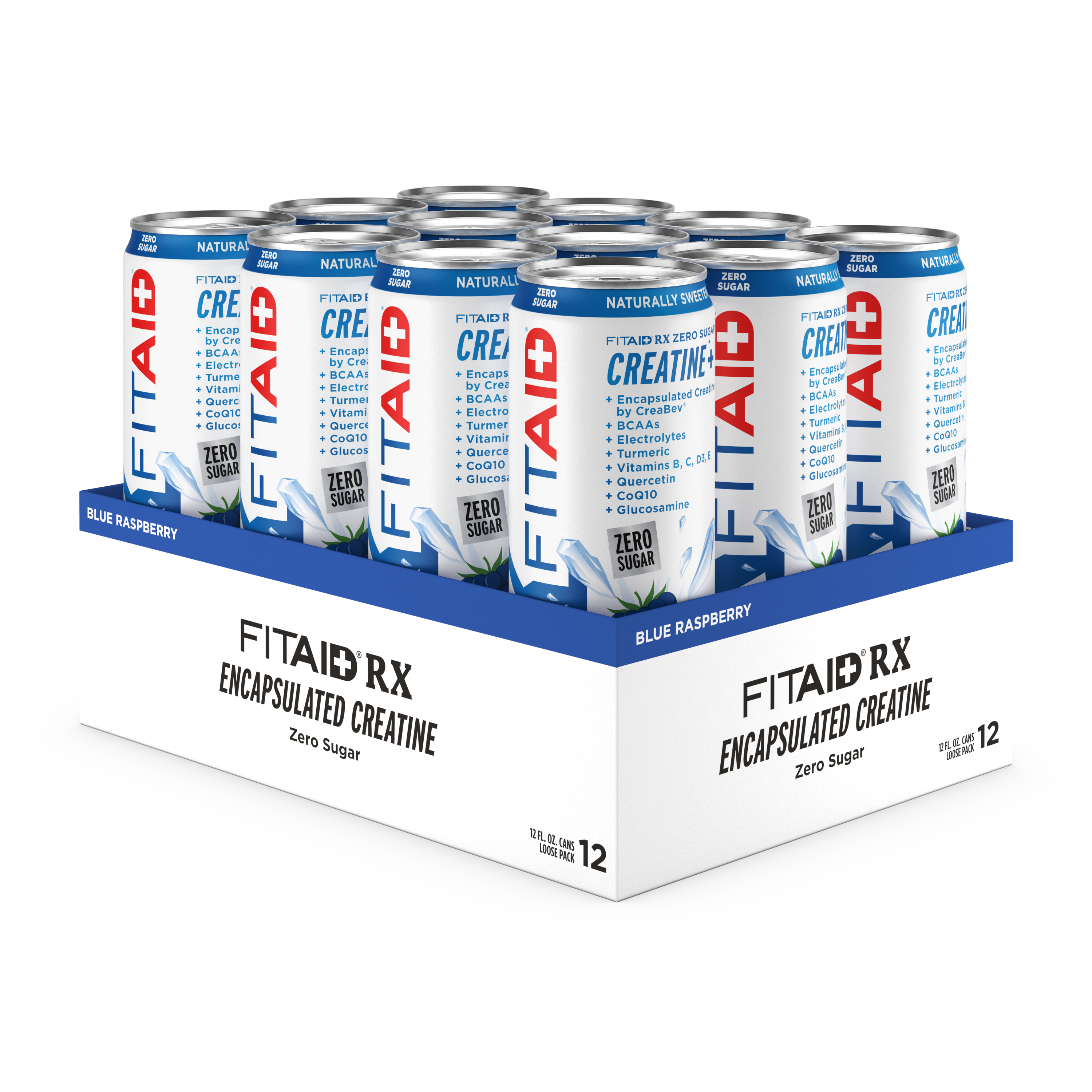 FITAID RX ZERO Blue Raspberry: RXZ-BR12P