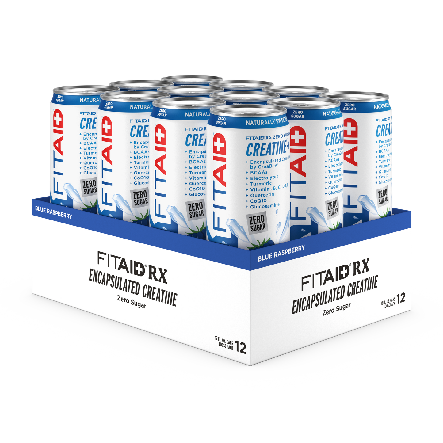 FITAID RX ZERO Blue Raspberry: RXZ-BR12P