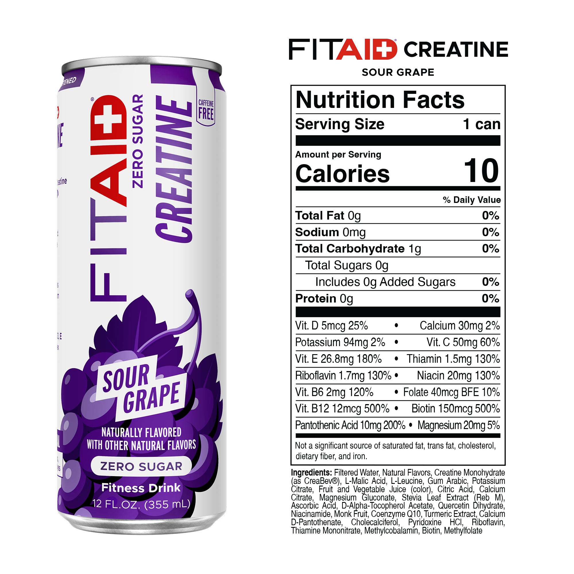 FITAID RX ZERO Sour Grape  (00857886006523)